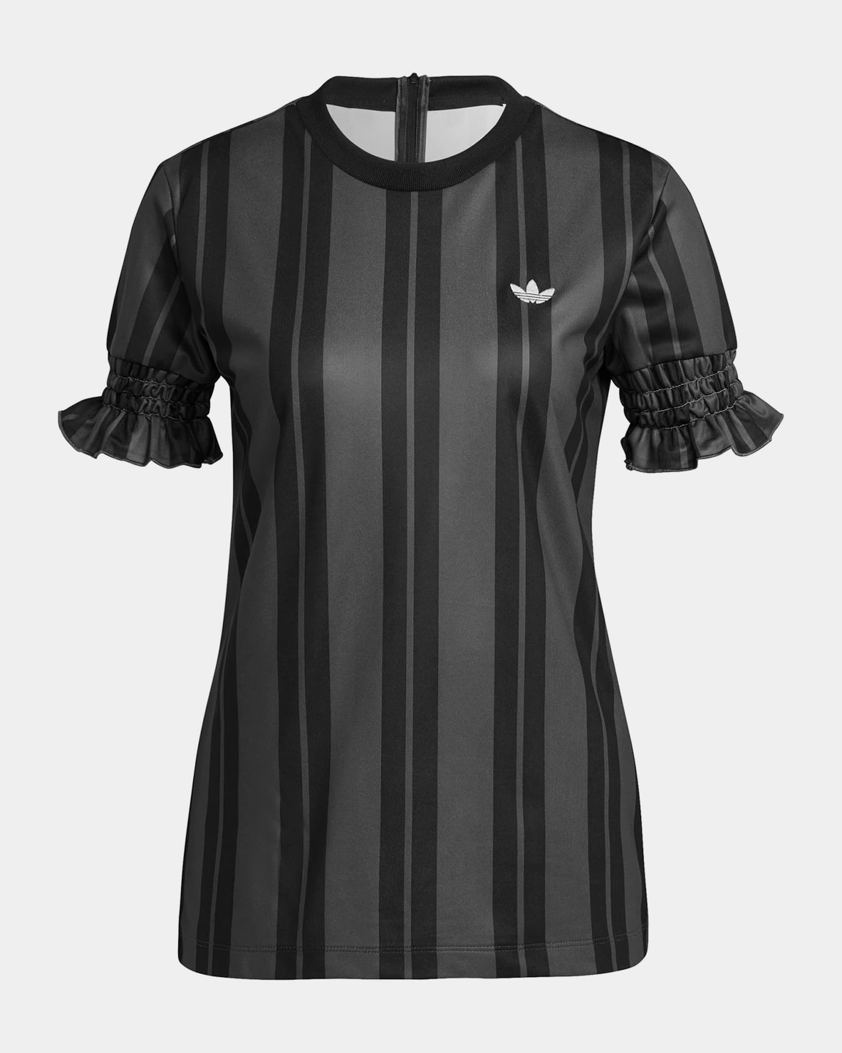 Playera Adidas Puffy Sleeve Stripe