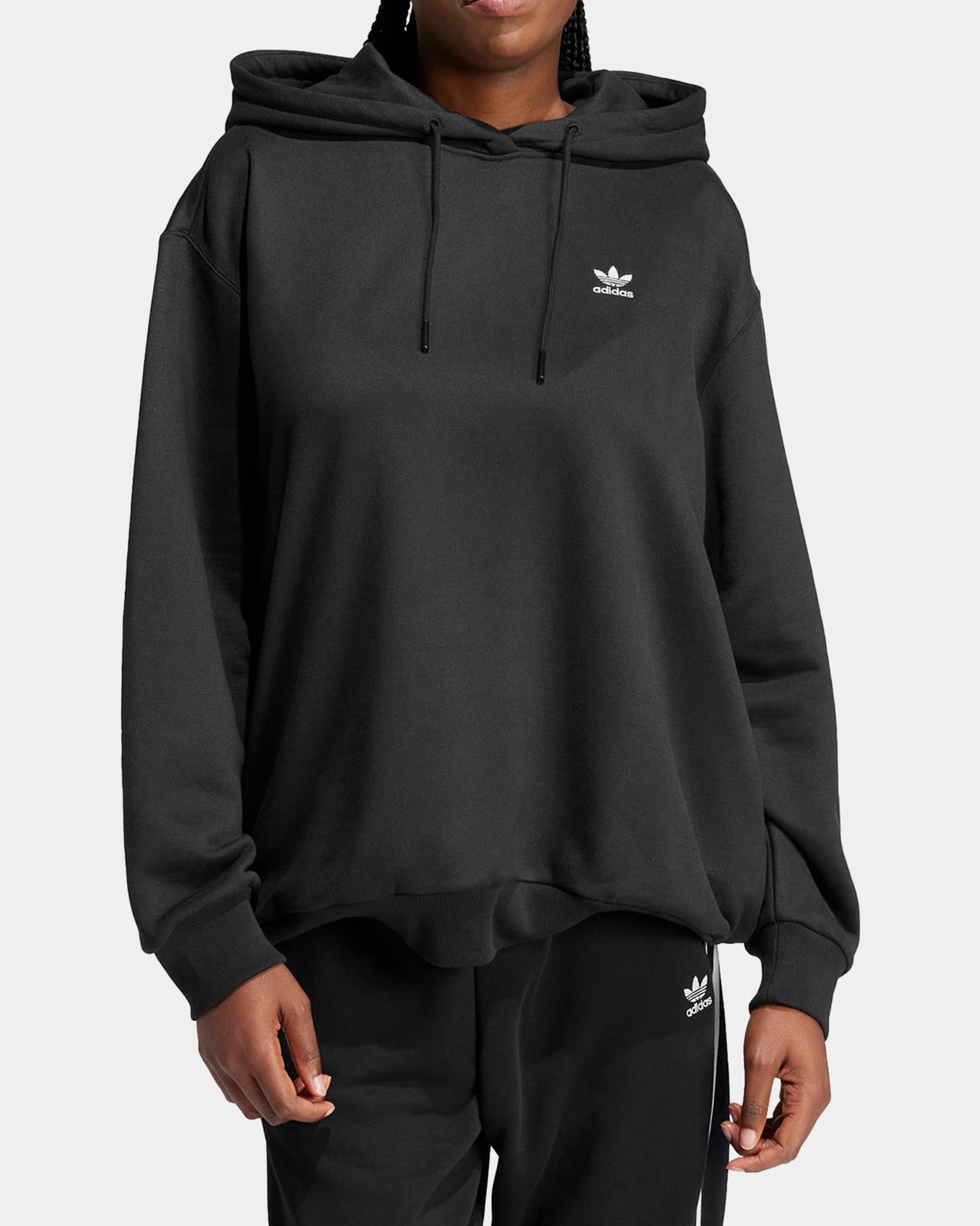 Sudadera Adidas Trifolio Oversized Con Capucha