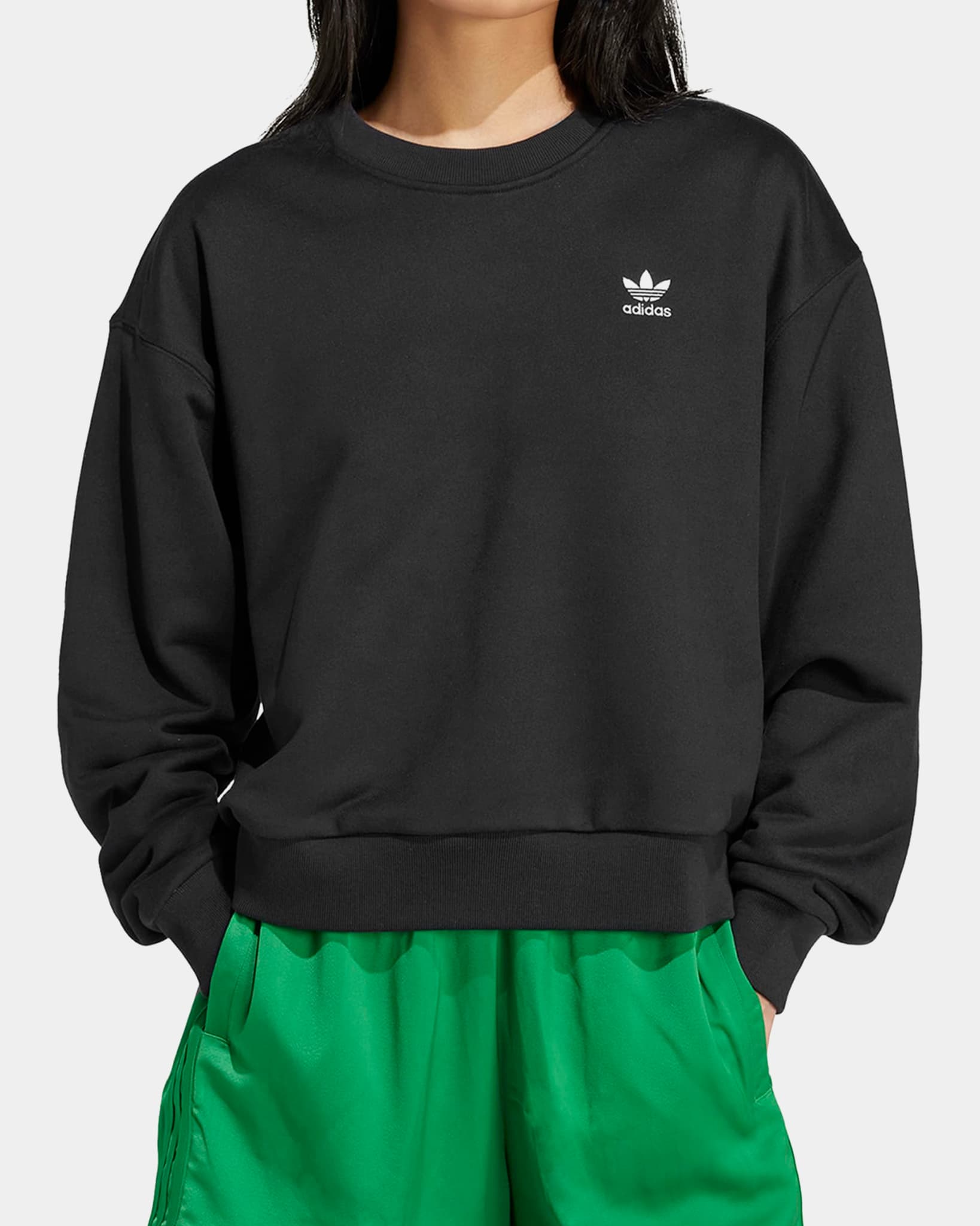 Sudadera Corta Adidas Trifolio