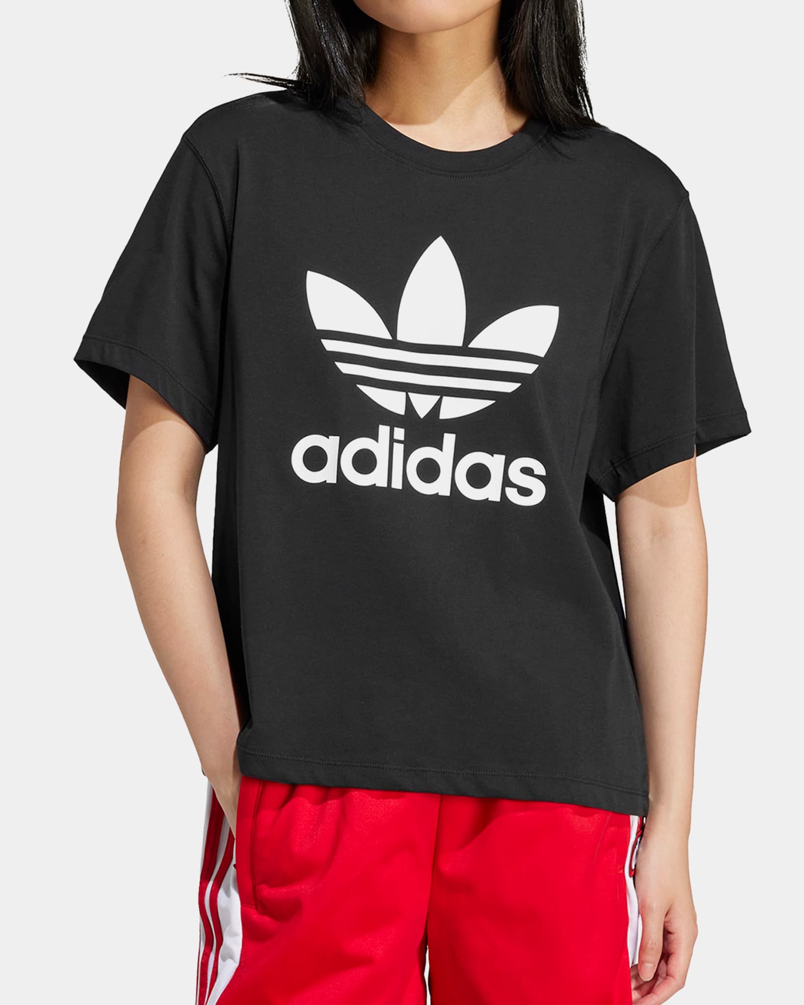 Playera Adidas Adicolor Trifolio Boxy